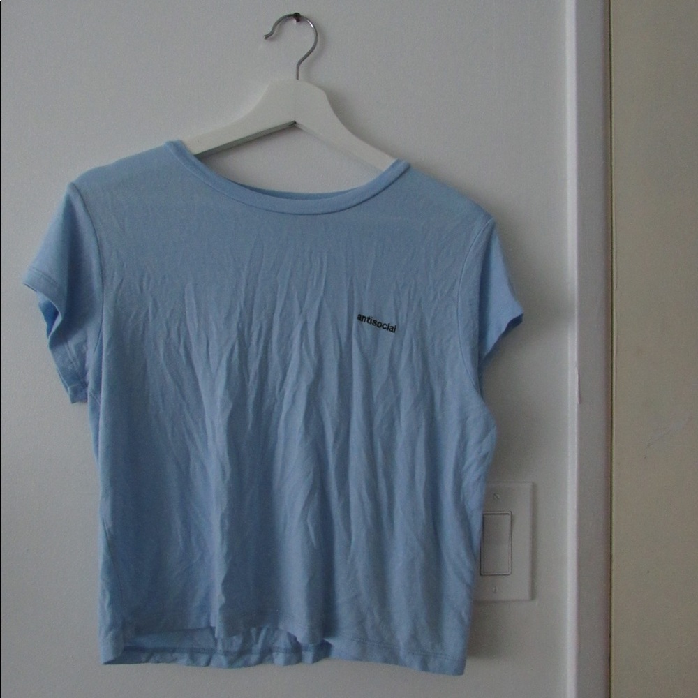 blue antisocial top